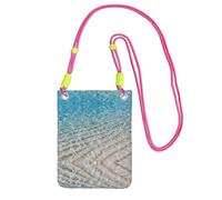 ESNAIUVCD Clear Sea Water Print Carry A Mobile Phone Bag Diagonally,Crossbody Bag,Suitable For Carrying Mobile Phone Change, Etc