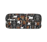 ESNAIUVCD Color Acoustic and Guitars Print Pencil Case for Kids,School Pen Bags Large Capacity Pencil Elementary School Pen Case Children Stationery Bags