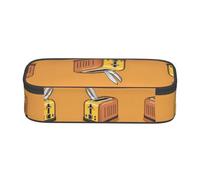 ESNAIUVCD Cute Crying Chainsaw Print Pencil Case for Kids,School Pen Bags Large Capacity Pencil Elementary School Pen Case