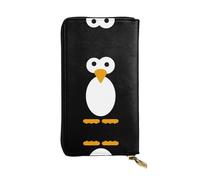 ESNAIUVCD Cute Penguin Print Genuine Leather Women's,Men's Wallets,Multi-Functionclutch Purse,Zip Around Large Travel â€‹Mobile Phone Long â€‹Money Purses
