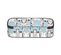 ESNAIUVCD Cute Penguins Print Pencil Case for Kids,School Pen Bags Large Capacity Pencil Elementary School Pen Case Children Stationery Bags