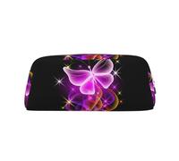 ESNAIUVCD Dancing Butterfly Print Pencil Bag Zipper Large Pencil Bag Work Travel - Multifunctional Pencil Case,Makeup Bag