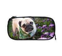 ESNAIUVCD DOD in The Garden Print Zipper Large Pencil Case,Durable Stationery Pencilcase Bag,Multifunctional Pencilcase Bag Penbag for School College Office Adult Girls and Boys