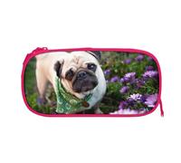 ESNAIUVCD DOD in The Garden Print Zipper Large Pencil Case,Durable Stationery Pencilcase Bag,Multifunctional Pencilcase Bag Penbag for School College Office Adult Girls and Boys