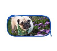 ESNAIUVCD DOD in The Garden Print Zipper Large Pencil Case,Durable Stationery Pencilcase Bag,Multifunctional Pencilcase Bag Penbag for School College Office Adult Girls and Boys