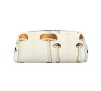 ESNAIUVCD Edible Mushrooms Print Pencil Bag Zipper Large Pencil Bag Work Travel - Multifunctional Pencil Case,Makeup Bag