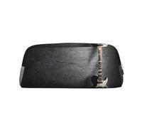 ESNAIUVCD Electric Guitar Print Pencil Bag Zipper Large Pencil Bag Work Travel - Multifunctional Pencil Case,Makeup Bag