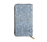 ESNAIUVCD Evil Eyes Print Genuine Leather Women's,Men's Wallets,Multi-Functionclutch Purse,Zip Around Large Travel ​Mobile Phone Long ​Money Purses