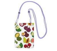ESNAIUVCD Exotic Fruits Print Carry A Mobile Phone Bag Diagonally,Crossbody Bag,Suitable For Carrying Mobile Phone Change, Etc