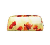 ESNAIUVCD Flower Under The Sun Print Pencil Bag Zipper Large Pencil Bag Work Travel - Multifunctional Pencil Case,Makeup Bag