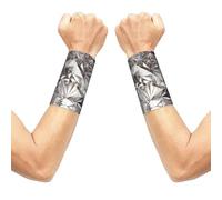 ESNAIUVCD Glitter Abstract Diamond Crystal Pattern Print Compression Wrist Sleeve Tennis Carpal Tunnel Wrist Brace Elastic Relieve Stiff Wrist Support Sweat Wristband Sports Exercise(2 Pair)