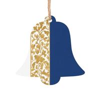 ESNAIUVCD Gold Blue White Print Wooden Sign Plaque Wood Hearts Sign, Womens Gifts, Daughter Gifts From Parents,Christmas Birthday Present