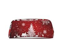 ESNAIUVCD Happy New Year Print Pencil Bag Zipper Large Pencil Bag Work Travel - Multifunctional Pencil Case,Makeup Bag
