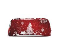 ESNAIUVCD Happy New Year Print Pencil Bag Zipper Large Pencil Bag Work Travel - Multifunctional Pencil Case,Makeup Bag
