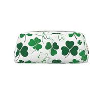 ESNAIUVCD Happy St Patrick's Day Print Pencil Bag Zipper Large Pencil Bag Work Travel - Multifunctional Pencil Case,Makeup Bag
