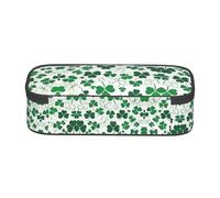 ESNAIUVCD Happy St Patrick's Day Print Pencil Case for Kids,School Pen Bags Large Capacity Pencil Elementary School Pen Case Children Stationery Bags