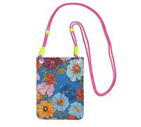 ESNAIUVCD Hello Hawaii Print Carry A Mobile Phone Bag Diagonally,Crossbody Bag,Suitable For Carrying Mobile Phone Change, Etc