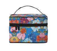 ESNAIUVCD Hello Hawaii Print Toiletry Bag Large Cosmetic Bag Travel Makeup Bag Organizer for Women