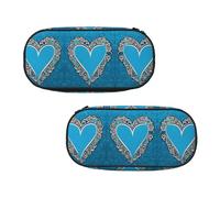 ESNAIUVCD I Love Gymnastics Print Portable Pencil Pen Case Print Stationery Storage Bag Pouch Purse for Teenage Boys Student