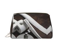 ESNAIUVCD Japan Samurai Sword Print Makeup Bag, Cosmetic Bag,Women Pu Leather Cosmetic Bags with Wrist Strap Travel Toiletry Pouch Makeup Bag