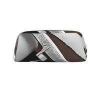 ESNAIUVCD Japan Samurai Sword Print Pencil Bag Zipper Large Pencil Bag Work Travel - Multifunctional Pencil Case,Makeup Bag