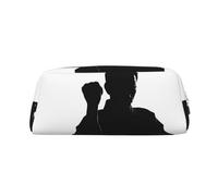 ESNAIUVCD Karate Print Pencil Bag Zipper Large Pencil Bag Work Travel - Multifunctional Pencil Case,Makeup Bag