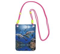 ESNAIUVCD Killer Whale Print Print Carry A Mobile Phone Bag Diagonally,Crossbody Bag,Suitable For Carrying Mobile Phone Change, Etc