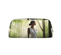 ESNAIUVCD Lake Fairy Print Pencil Bag Zipper Large Pencil Bag Work Travel - Multifunctional Pencil Case,Makeup Bag