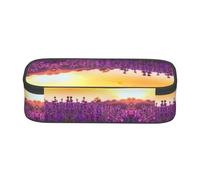 ESNAIUVCD Lavender Print Pencil Case for Kids,School Pen Bags Large Capacity Pencil Elementary School Pen Case Children Stationery Bags