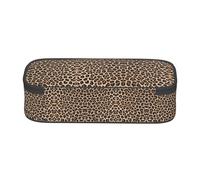 ESNAIUVCD Leopard Patterned Wallpaper Print Pencil Case for Kids,School Pen Bags Large Capacity Pencil Elementary School Pen Case Children Stationery Bags