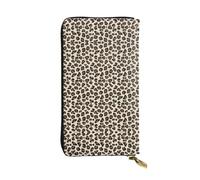 ESNAIUVCD Leopard Print Print Genuine Leather Women's,Men's Wallets,Multi-Functionclutch Purse,Zip Around Large Travel â€‹Mobile Phone Long â€‹Money Purses