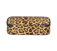 ESNAIUVCD Leopard Skin Pattern Print Pencil Case for Kids,School Pen Bags Large Capacity Pencil Elementary School Pen Case Children Stationery Bags