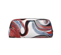 ESNAIUVCD Marble Mixed Brown Print Pencil Bag Zipper Large Pencil Bag Work Travel - Multifunctional Pencil Case,Makeup Bag