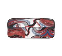 ESNAIUVCD Marble Mixed Brown Print Pencil Case for Kids,School Pen Bags Large Capacity Pencil Elementary School Pen Case Children Stationery Bags