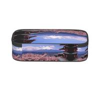 ESNAIUVCD Mount Fuji Japan Print Pencil Case for Kids,School Pen Bags Large Capacity Pencil Elementary School Pen Case Children Stationery Bags