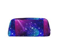 ESNAIUVCD Mysterious Stars Print Pencil Bag Zipper Large Pencil Bag Work Travel - Multifunctional Pencil Case,Makeup Bag