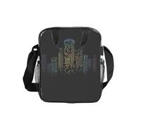ESNAIUVCD Night Building Print Men Women Transparent Pvc Shopping Bag Waterproof See Through Bag,With Handles For Lunch