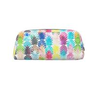 ESNAIUVCD Pineapple Painting Print Pencil Bag Zipper Large Pencil Bag Work Travel - Multifunctional Pencil Case,Makeup Bag