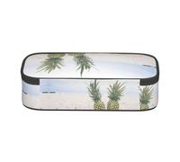 ESNAIUVCD Pineapple Painting Print Pencil Case for Kids,School Pen Bags Large Capacity Pencil Elementary School Pen Case Children Stationery Bags