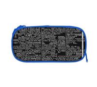 ESNAIUVCD Programmer Programming Code Print Zipper Large Pencil Case,Durable Stationery Pencilcase Bag,Multifunctional Pencilcase Bag Penbag for School College Office Adult Girls and Boys