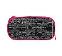 ESNAIUVCD Programmer Programming Code Print Zipper Large Pencil Case,Durable Stationery Pencilcase Bag,Multifunctional Pencilcase Bag Penbag for School College Office Adult Girls and Boys