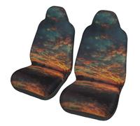 ESNAIUVCD River And The Great Sky Print Car Seat Cover, Auto Seat Protector Front Seat Cover Set, Suv/Truck/Van/Car Universal Seat Covers(2pcs)