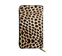 ESNAIUVCD Rough Leopard Print Print Genuine Leather Women's,Men's Wallets,Multi-Functionclutch Purse,Zip Around Large Travel â€‹Mobile Phone Long â€‹Money Purses