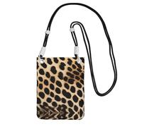 ESNAIUVCD Rough Leopard Printed Print Carry A Mobile Phone Bag Diagonally,Crossbody Bag,Suitable For Carrying Mobile Phone Change, Etc