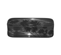ESNAIUVCD Sea and Tree in The Night Print Pencil Case for Kids,School Pen Bags Large Capacity Pencil Elementary School Pen Case Children Stationery Bags
