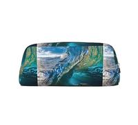 ESNAIUVCD Sea Animal Turtle Floating Underwater Over The Coral Reef Print Pencil Bag Zipper Large Pencil Bag Work Travel - Multifunctional Pencil Case,Makeup Bag