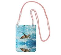 ESNAIUVCD Sea Turtle Print Carry A Mobile Phone Bag Diagonally,Crossbody Bag,Suitable for Carrying Mobile Phone Change, Etc