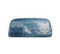 ESNAIUVCD Snow Mountain Cloud Sea Print Pencil Bag Zipper Large Pencil Bag Work Travel - Multifunctional Pencil Case,Makeup Bag