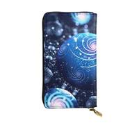 ESNAIUVCD Spiritual Art Print Genuine Leather Women's,Men's Wallets,Multi-Functionclutch Purse,Zip Around Large Travel ​Mobile Phone Long ​Money Purses