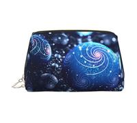 ESNAIUVCD Spiritual Art Print Makeup Bag, Cosmetic Bag,Women Pu Leather Cosmetic Bags with Wrist Strap Travel Toiletry Pouch Makeup Bag